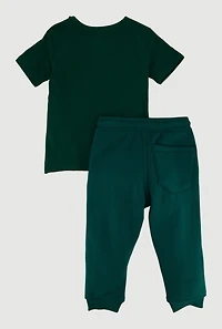 Toddler Boys Heart Breaker Graphic Tee and Joggers