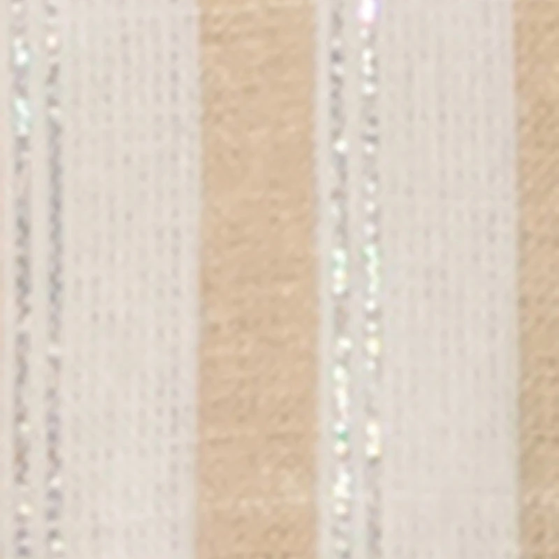 Toddler Girls Lurex Striped Vest and Cargo Bermuda Shorts