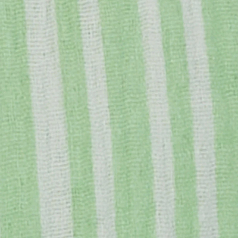 Toddlers Girls Gauze Knit Striped Romper