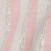 Toddler Girls Lurex Striped Cargo Pocket Romper