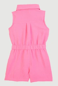 Toddler Girls Airy Elastic Waist Romper,