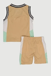 Toddler Boys 23 GOAT Graphic Tee and Shorts with Bucket Hat