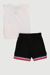 Toddler Boys Legend 23 Graphic Top and Shorts Set