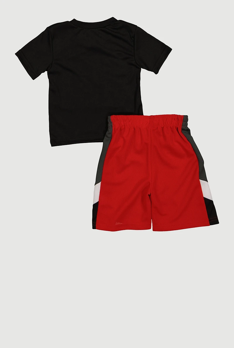 Toddler Boys 23 Legend Graphic Tee and Jersey Mesh Shorts