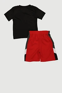 Toddler Boys 23 Legend Graphic Tee and Jersey Mesh Shorts