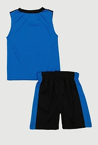 Toddler Boys Icon Basketball Graphic Tee and Shorts, Multi, Size 2T