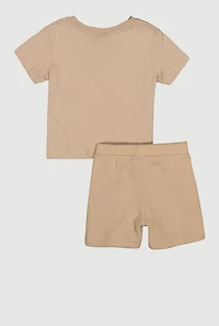 Toddler Boys Looney Tunes Bugs Bunny Graphic Tee and Shorts