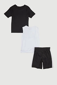 Toddler Boys Puma Graphic Tops and Jersey Mesh Shorts Set, Multi, Size 3T