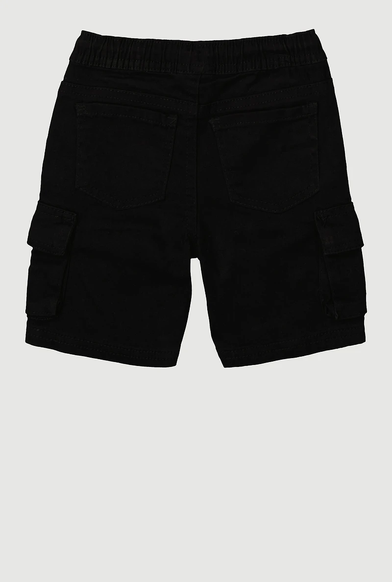 Toddler Boys Drawstring Cargo Shorts
