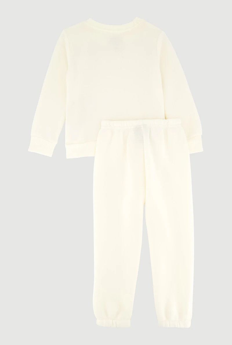 Toddler Boys Cool Bear Graphic Sweatshirt and Sweatpants