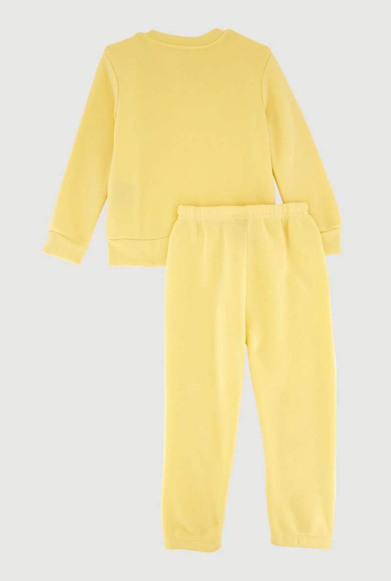 Toddler Boys Cool Bear Graphic Sweatshirt and Sweatpants