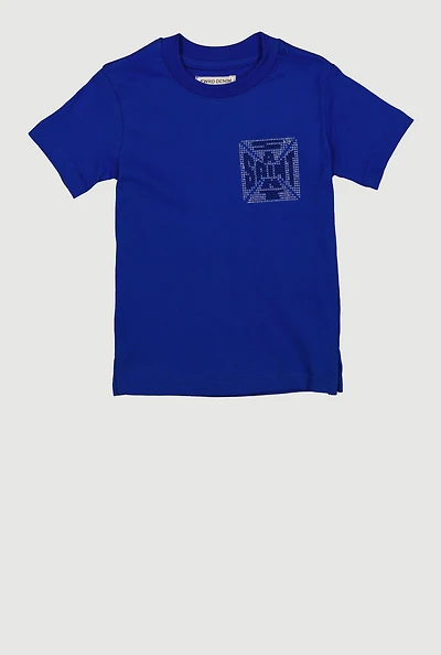 Toddler Boys Rhinestone Saint Graphic Tee