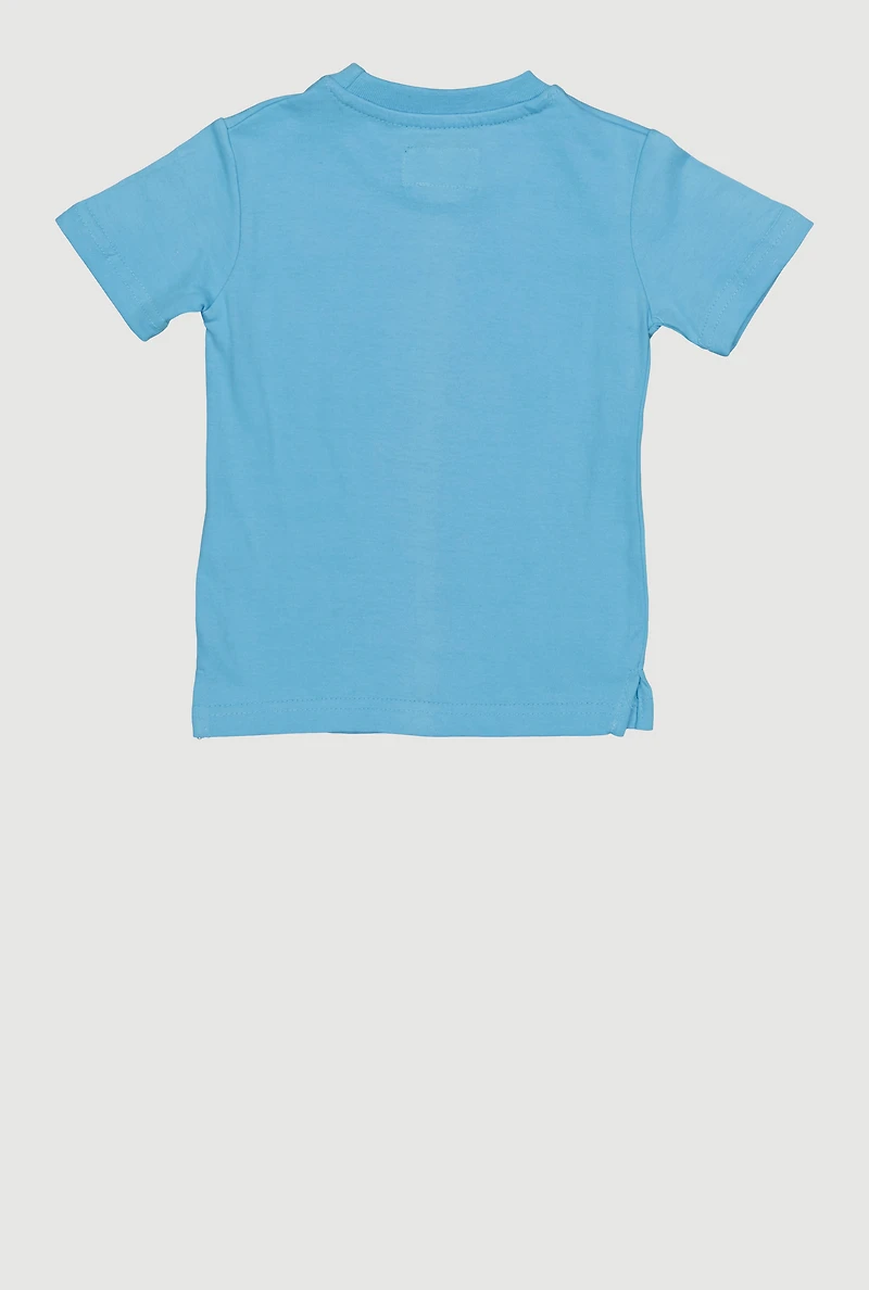 Toddler Boys Rhinestone Take It Easy Dog Graphic Tee