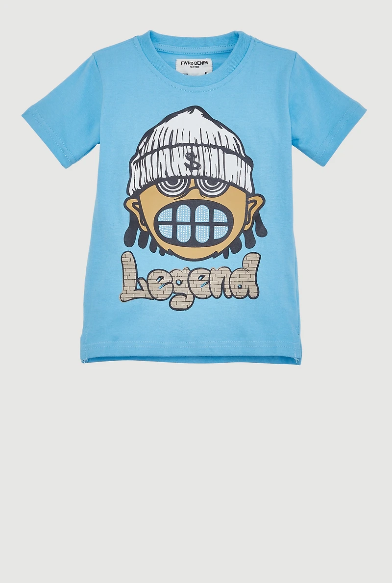 Toddler Boys Legend Graphic Tee