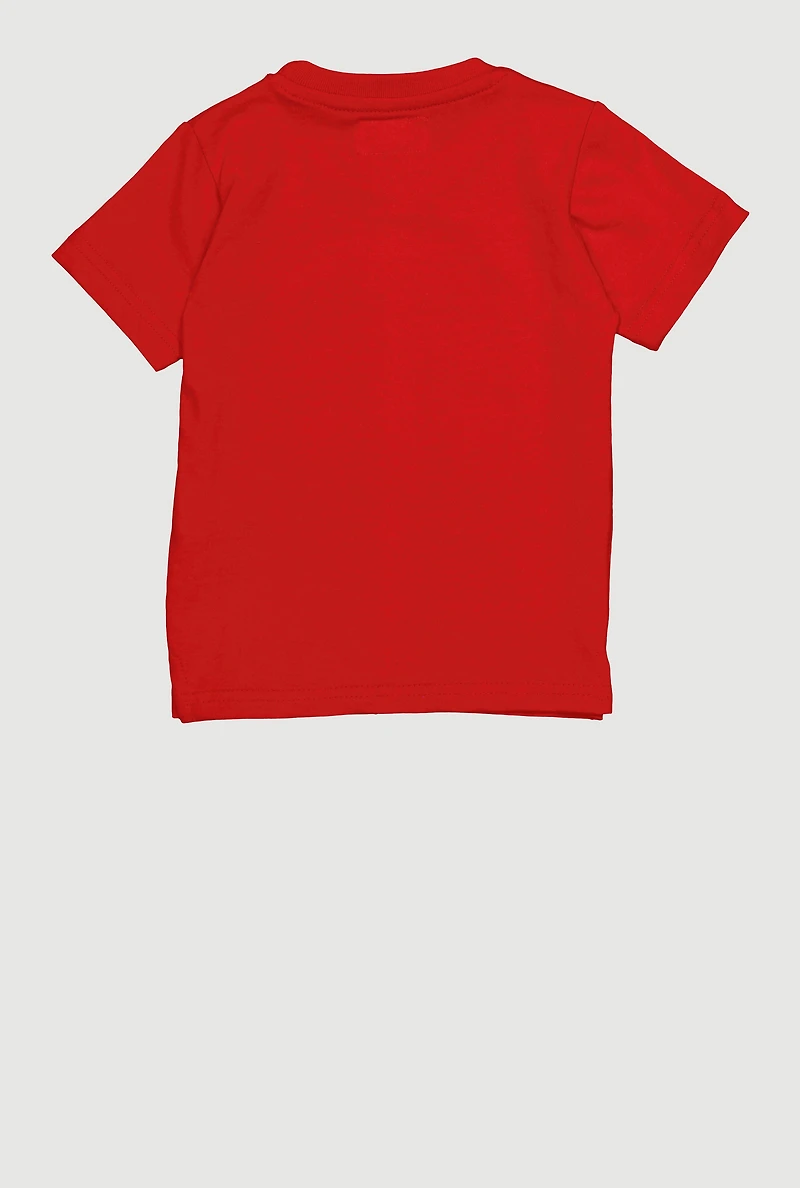 Toddler Boys Legend Graphic T-Shirt, Red, Size 2T