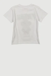 Toddler Boys Chenille Fresh Bear Graphic Tee, White, Size 4T