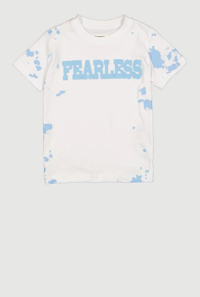 Toddler Boys Fearless Graphic Short Sleeve Tee