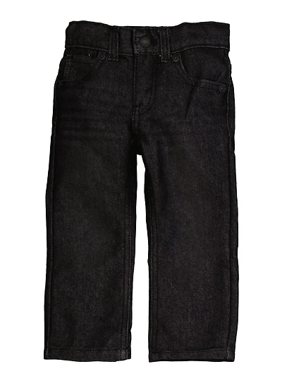 Toddler Boys Levis Solid Straight Leg Jeans, Black, Size 2T