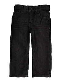 Toddler Boys Levis Solid Straight Leg Jeans, Black, Size 2T