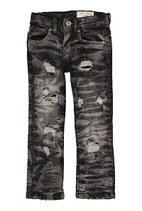 Toddler Boys Whiskered Distressed Jeans