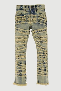 Toddler Boys Acid Wash Frayed Jeans