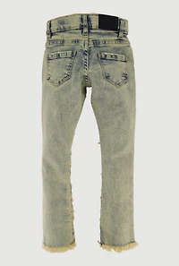 Toddler Boys Acid Wash Frayed Jeans