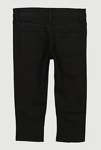 Toddler Boys Frayed Double Knee Carpenter Jeans