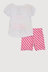 Baby Girls 12-24M Sweet Like My Mama Tee and Biker Shorts, Multi, Size 12M