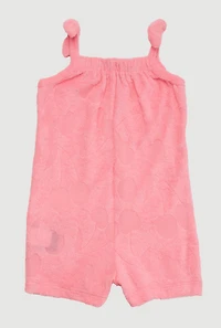 Baby Girls 0-9M Terry Cloth Cherry Print Romper