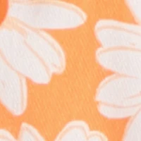 Baby Girls 0-9M Ribbed Knit Sleeveless Top and Floral Shorts