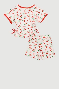 Baby Girls 0-9M Perfectly Perfect Graphic Tee and Shorts