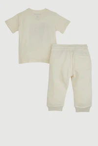 Baby Boys 12-24M Brave Youth Graphic Tee and Joggers, White, Size 12M