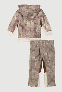 Baby Boys 12-24M Hustle Hunter Camo Hoodie and Sweatpants