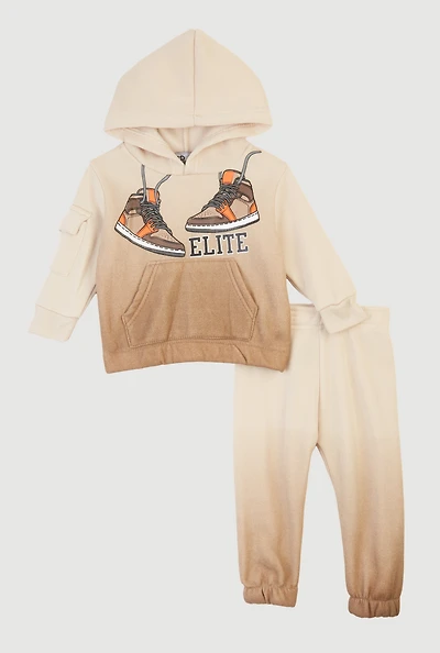 Baby Boys 12-24M Elite Sneaker Graphic Hoodie and Joggers