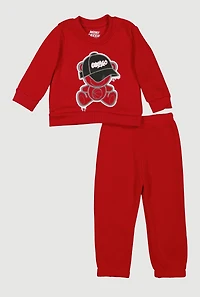 Baby Boys 12-24M City Bear Sweatshirt and Sweatpants