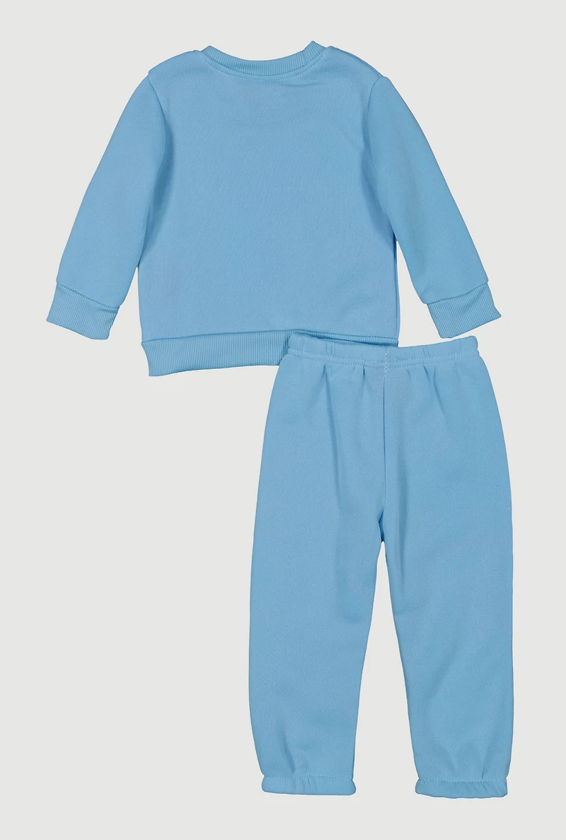 Baby Boys 12-24M Dreamer Graphic Sweatshirt and Sweatpants