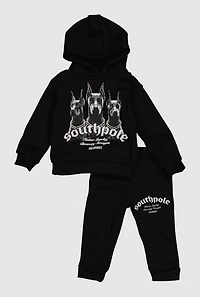 Baby Boys 12-24M Doberman Graphic Sweatshirt and Sweatpants