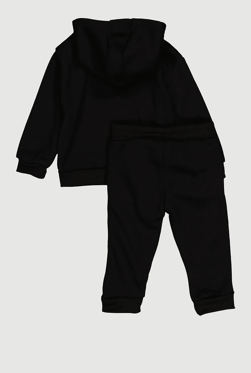 Baby Boys 12-24M Doberman Graphic Sweatshirt and Sweatpants