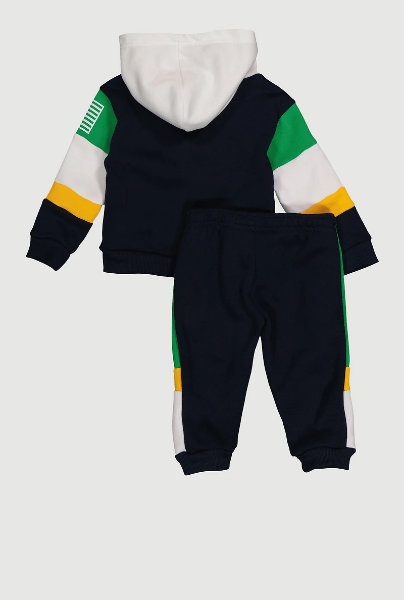 Baby Boys 12-24M Southpole 91 Graphic Hoodie and Sweatpants