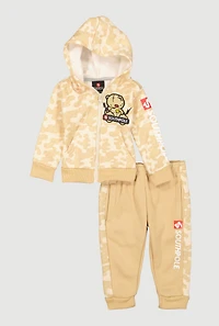 Baby Boys 12-24M Camo Southpole Graphic Hoodie and Sweatpants