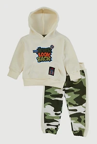 Baby Boys 12-24M Never Look Back Hoodie and Sweatpants