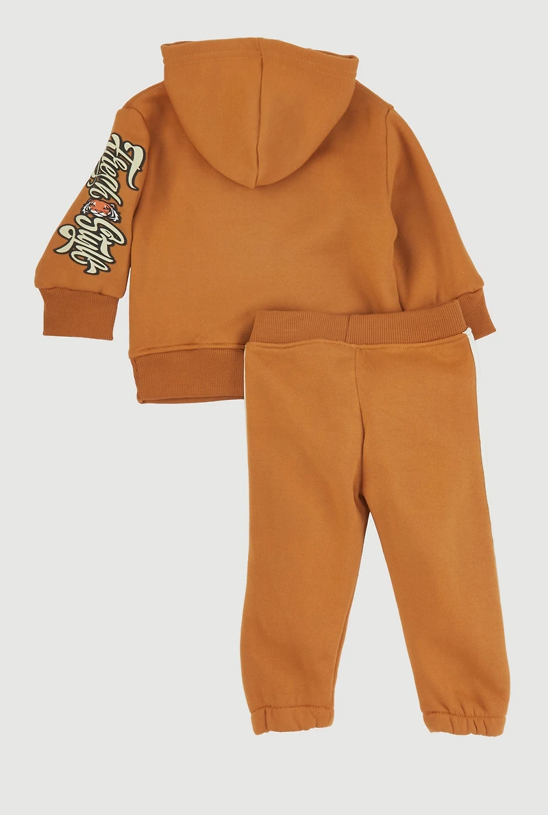 Baby Boys 12-24M Boss Crew Graphic Sweatshirt and Sweatpants