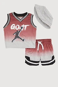 Baby Boys 12-24M Ombre GOAT Jersey and Shorts, Multi, Size 24M