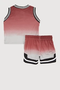 Baby Boys 12-24M Ombre GOAT Jersey and Shorts, Multi, Size 24M