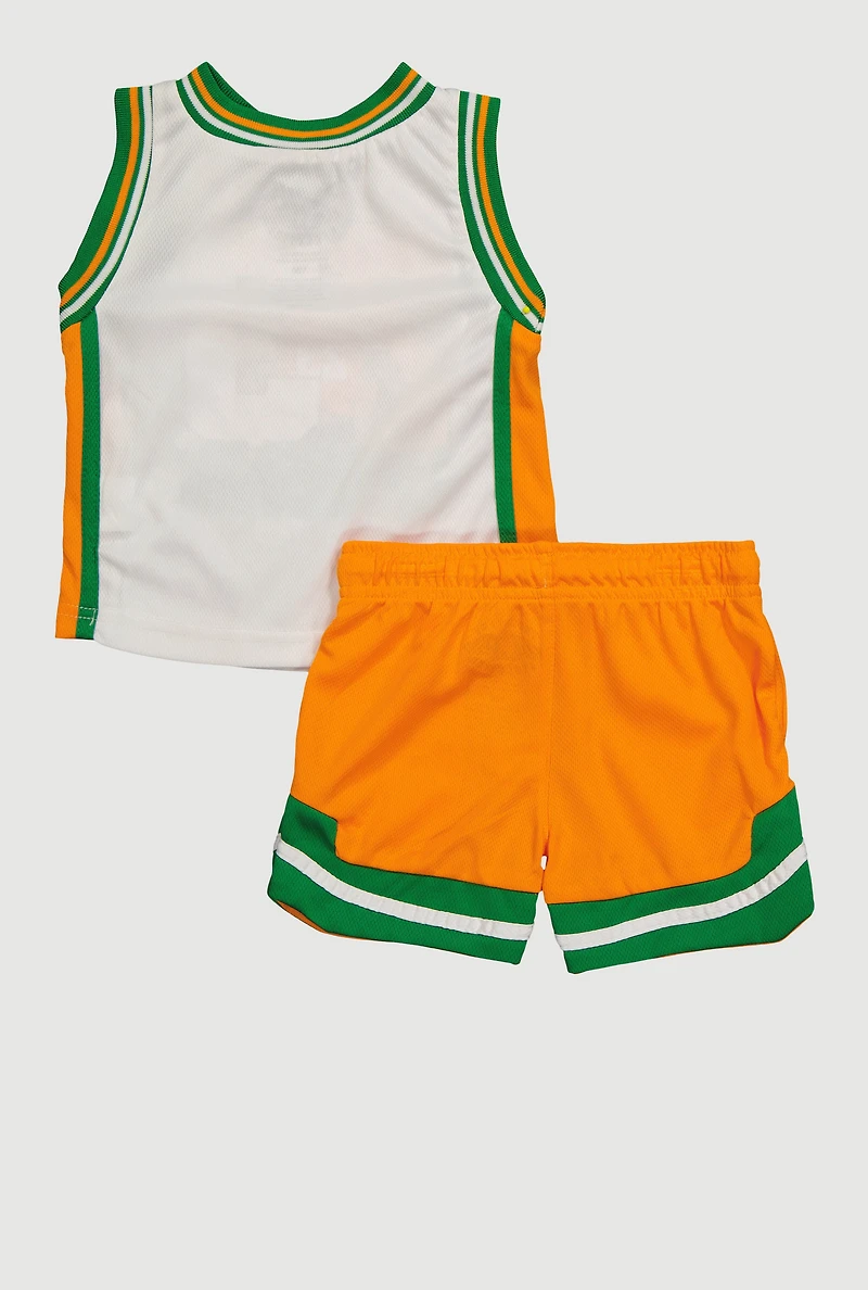Baby Boys 12-24M 23 Legend Tank Top and Shorts 3 Piece Set, Multi,