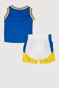 Baby Boys 12-24M Just Did It Tank Top and Shorts 3 Piece Set, Blue, Size 12M