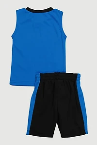 Baby Boys 12-24M Icon Graphic Tank Top and Shorts, 12M