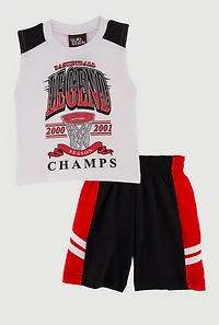 Baby Boys 12-24M Basketball Legend Tank Top and Shorts Set