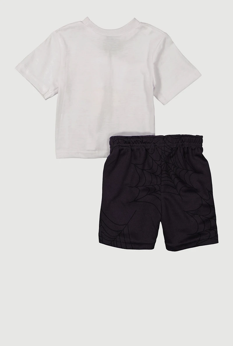 Baby Boys 12-24M Built Different Tee and Shorts, Multi, Size 18M