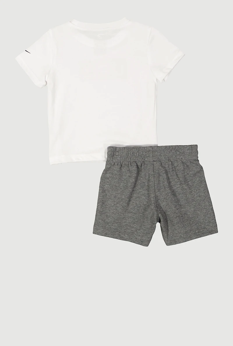 Baby Boys 12-24M Graphic Tee and Shorts, Multi, Size 24M